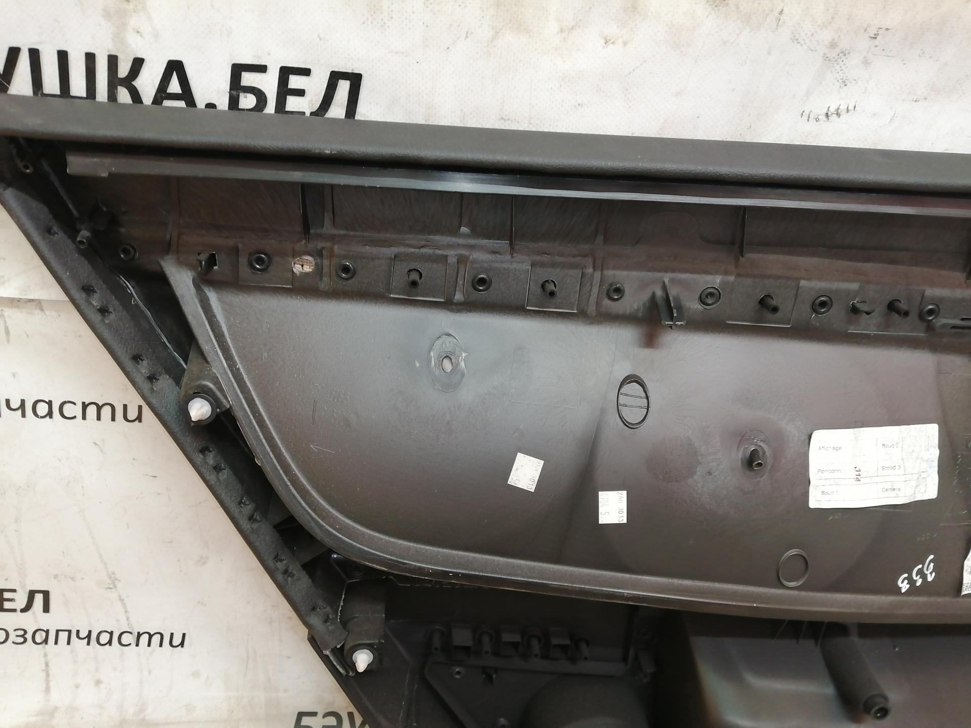 Обшивка (карта) двери задней правой Peugeot 407 купить в Беларуси
