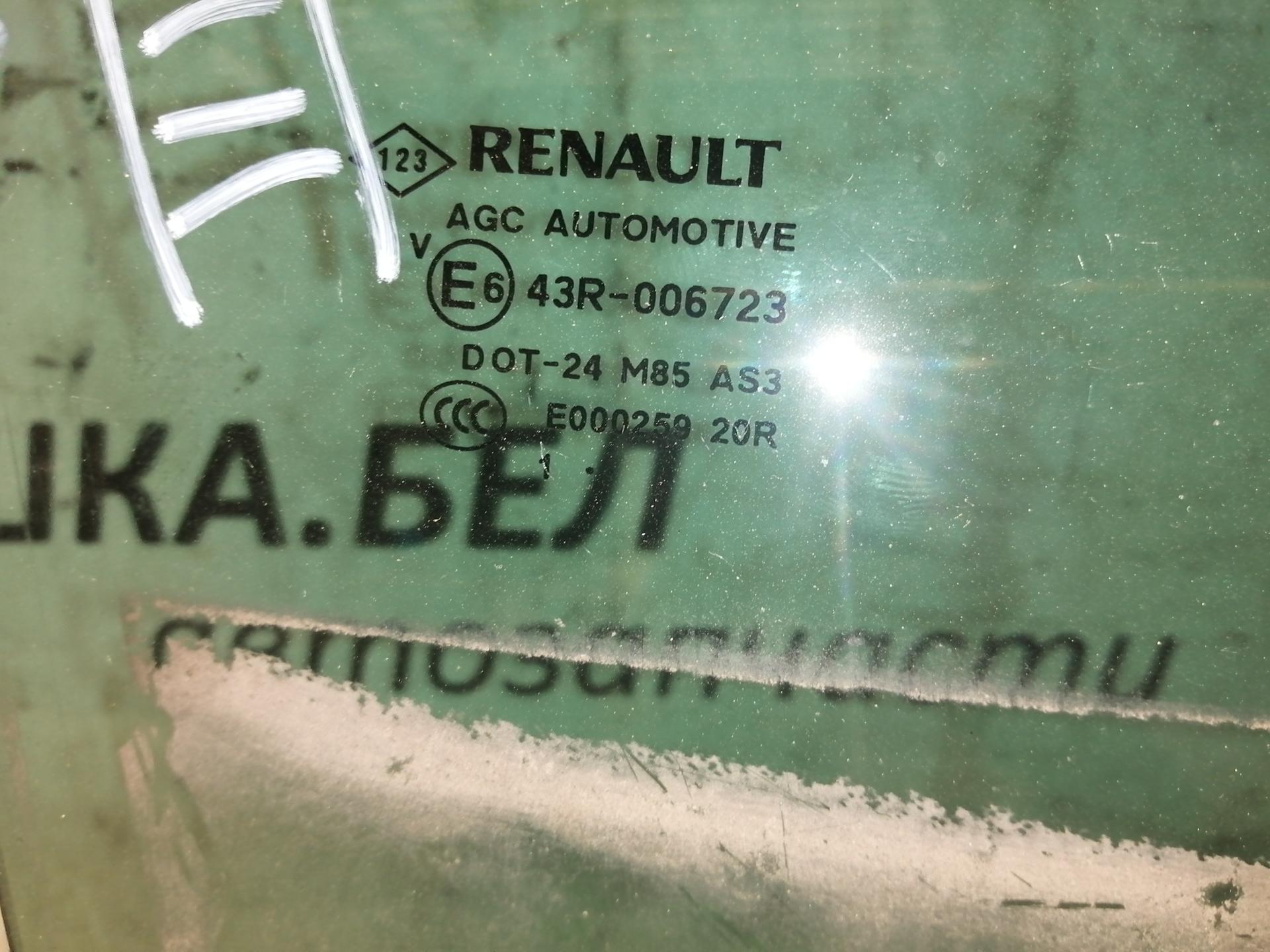 Стекло двери задней правой Renault Scenic 1 купить в России